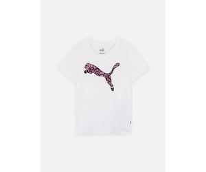Puma - Ess+ Graphic Tropicat Tee G Bianco - Abbigliamento 8A Bianco