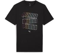 PUMA Ess Logo Lab Hog Tee, Magliette Unisex - Adulto, PUMA Black,