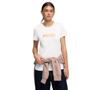 PUMA Ess Logo Lab Metallic Tee Magliette Donna (Pacco da 1)