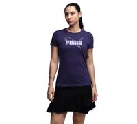 PUMA Ess Logo Lab Metallic Tee Magliette Donna (Pacco da 1)
