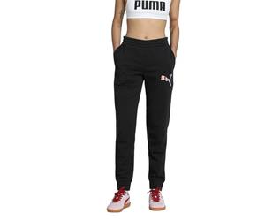 Puma Ess Logo Lab Pants TR, Pantaloni Lavorati a Maglia Donna, Light Gray Heather,