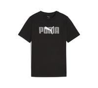 PUMA Ess Logo Lab Tee B, Magliette Bambino, PUMA Black,