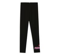 PUMA ESS Logo Leggings G - Calzamaglia Ragazze, PUMA Black-Mauved Out, 671133