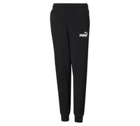 PUMA Ess Logo Pants FL cl B - Pantaloni in Maglia Ragazzi, Puma Black, 586973 152