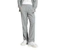 Puma Ess Logo Pants Tr Op Srl Pantaloni, Grigio (Medium Gray Heather 82), S Uomo