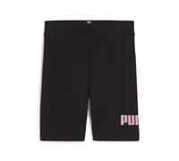 PUMA ESS Logo Short Tights G - Calzamaglia Ragazze, PUMA Black-Mauved Out, 847457