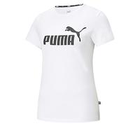 Puma Ess Logo Tee T-shirt, Bianco (White), XS Unisex - Adulto