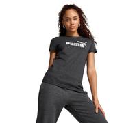 Puma Ess Logo Tee T-shirt, Dark Gray Heather, M Unisex - Adulto