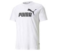 Puma Ess Logo Tee T-shirt, White, XL Uomo