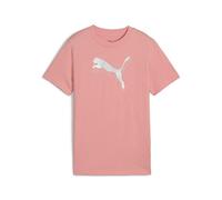 Puma Ess Metallic Tee G, Magliette Bambina, Pink Fruit,