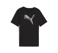 Puma Ess Metallic Tee G, Magliette Bambina, Puma Black,