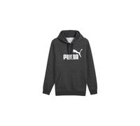 PUMA Ess No. 1 Logo Hoodie FL, Felpe con Cappuccio Uomo, Dark Gray Heather,