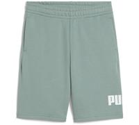 PUMA Ess No. 1 Logo Shorts TR B, Pantaloncini Lavorati a Maglia Bambino, Green Moon,