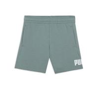 PUMA Ess No. 1 Logo Shorts TR PS, Pantaloncini Lavorati a Maglia Bambino, Green Moon,