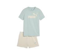 PUMA ESS No.1 Logo Tee and Shorts Set G, Abiti lavorati a maglia Bambina, Modern Mint, 140