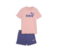 PUMA ESS No.1 Logo Tee and Shorts Set G, Abiti lavorati a maglia Bambina, Pink Fruit,