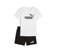 PUMA ESS No.1 Logo Tee and Shorts Set PS, Abiti lavorati a maglia Bambino, PUMA White-puma black,