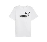PUMA Ess No. 1 Logo Tee, Magliette Unisex - Adulto, PUMA White, S