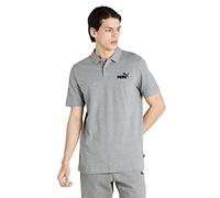 Puma Ess Pique Polo, Maglietta Uomo, Grigio (Medium Grey Heather), L