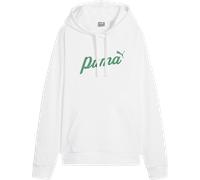 Puma ESS+ Script Hoodie TR Felpe con cappuccio S Bianco