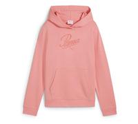 PUMA Ess Script Hoodie TR G, Felpe con Cappuccio Bambina, Pink Fruit,