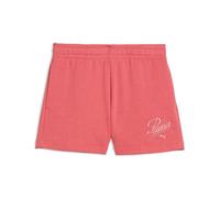 PUMA Ess Script Shorts G, Pantaloncini Lavorati a Maglia Bambina, Peach Frost, 176