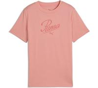 PUMA Ess Script Tee G, Magliette Bambina, Pink Fruit,