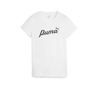 PUMA Ess+ Script Tee - Magliette Unisex, PUMA White, 679315 XXL