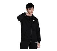 Puma Felpa con cappuccio a zip intera Essentials da uomo PUMA Black | Puma S