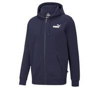 Puma Essential Small Logo Full Zip Hoodie Blu L Blu