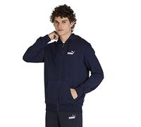 PUMA Ess Small Logo FZ Hoodie TR Felpa, Blu, XL Uomo