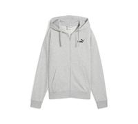 PUMA Ess Small No. 1 Logo Comfort Full-Zip Hoodie TR, Felpa con Cappuccio Bambina, Light Gray Heather, L