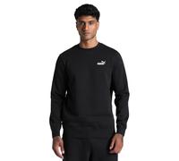 PUMA Ess Small No. 1 Logo Crew FL, Felpe dell'equipaggio Uomo, PUMA Black,