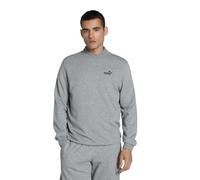 PUMA Ess Small No. 1 Logo Crew TR, Felpe dell'equipaggio Uomo, Medium Gray Heather, S