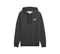 PUMA Felpa con cappuccio Essentials con logo piccolo N. 1 da uomo, Abbigliamento, Dark Grigio Heather, XXL XXL
