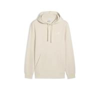 PUMA Felpa con cappuccio Essentials con logo piccolo N. 1 da uomo, Abbigliamento, Bianco, M M