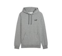 Puma Felpa con cappuccio da uomo Essentials con logo piccolo N. 1 Medium Grigio Heather XXL