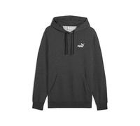 PUMA Felpa con cappuccio Essentials con logo piccolo N. 1 da uomo, Abbigliamento, Dark Grigio Heather, XL XL