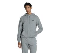 PUMA Felpa con cappuccio Essentials con logo piccolo N. 1 da uomo, Abbigliamento, Medium Grigio Heather, L L