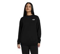 Puma Felpa girocollo ESS N. 1 nero logo piccolo vestibilità comoda Donna XS