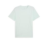 T-shirt uomo cotone Puma Essentials Small Logo 682535-50 celeste-bianco
