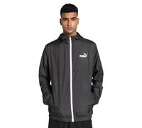 PUMA Giacca sportiva 'Essentials' nero / bianco, Taglia S