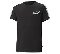 PUMA Ess Tape Camo Tee B, Maglietta Unisex-Adulto, Black, 140