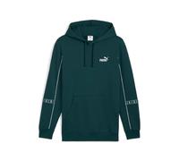 PUMA ESS TAPE LAYOUT HOODIE FL GREEN 688262 75 - VERDE / M