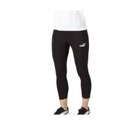PUMA Ess+ Textured Foil 3/4 Leggings (IT, Testo, S, Regular, Regular, Nero)