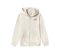 PUMA ESS TEXTURED FOILF FELPA ZIP LUNGA E CAPPUCCIO DA RAGAZZA