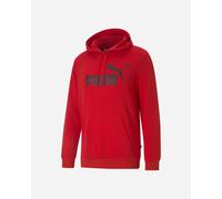 Puma Essential Logo M - Felpa - Uomo - Rosso XXL