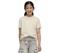 Puma Essential Script Jr - T-shirt - bambina 128 Beige junior