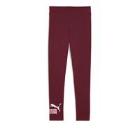 Puma Essentials 2 Color Logo Leggings Girl Pantaloni aderenti da bambina ruby