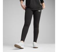 PUMA Pantaloni sportivi 'ESS' cognac / nero / bianco, Taglia S